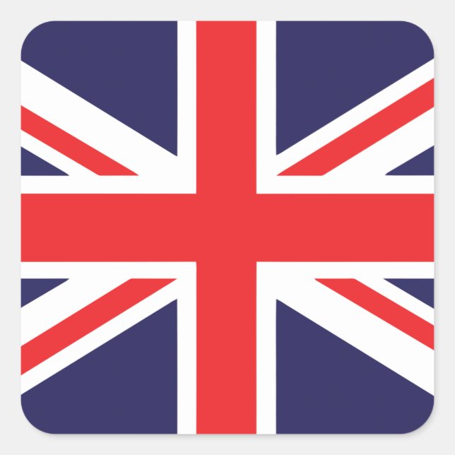 Adesivo Quadrado Union Jack (Frente)