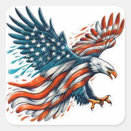 Adesivo Quadrado United We Soar