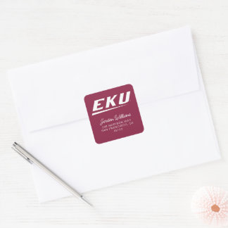 Adesivo Quadrado Universidade de Kentucky Oriental | EKU