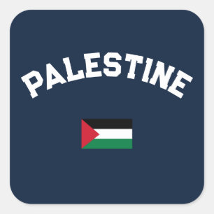 Adesivo Quadrado Universidade do Estado da Palestina da Varsity