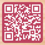 Adesivo Quadrado URL do Endereço do Web site de Negócio do Código Q<br><div class="desc">Crie o seu próprio personalizado, personalizado, simples, legal, moderno, na moda, minimalista, sem complicações, fácil de usar, burgundy rustic e white color, site corporativo da organização de empresas de negócios endereço URL QR Code paukers. Para personalizar, basta digitar o endereço da sua empresa / pequena empresa / site do casamento,...</div>