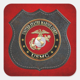 Adesivo Quadrado USMC EGA [Edição Especial] [3D]