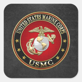 Adesivo Quadrado USMC EGA [Edição Especial] [3D]
