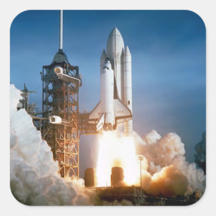 Adesivo Quadrado "Vaivém espacial "