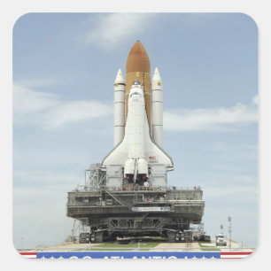Adesivo Quadrado Vaivém espacial Atlantis 2