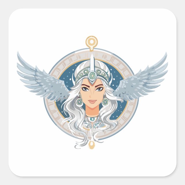 Adesivo Quadrado Valkyrie (Frente)