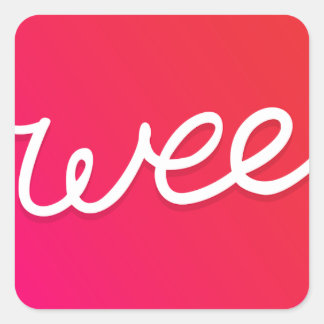 Adesivo Quadrado Vamos!