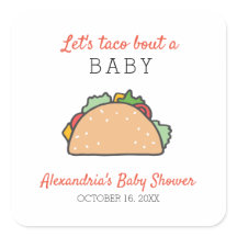 Vamos Falar de Taco e de um Bebê Festa de Bebê