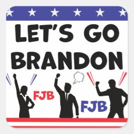 Adesivo Quadrado Vamos Go Brandon