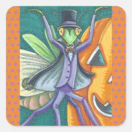 ADESIVO QUADRADO VAMPIRE ORGULHANDO MANTIS INSETO VESTICKERS SHEET