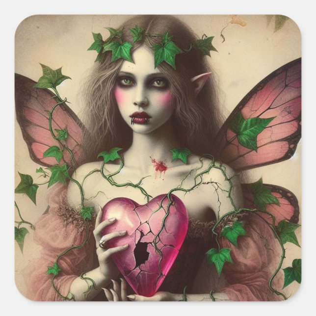 Adesivo Quadrado Vampiro (Frente)