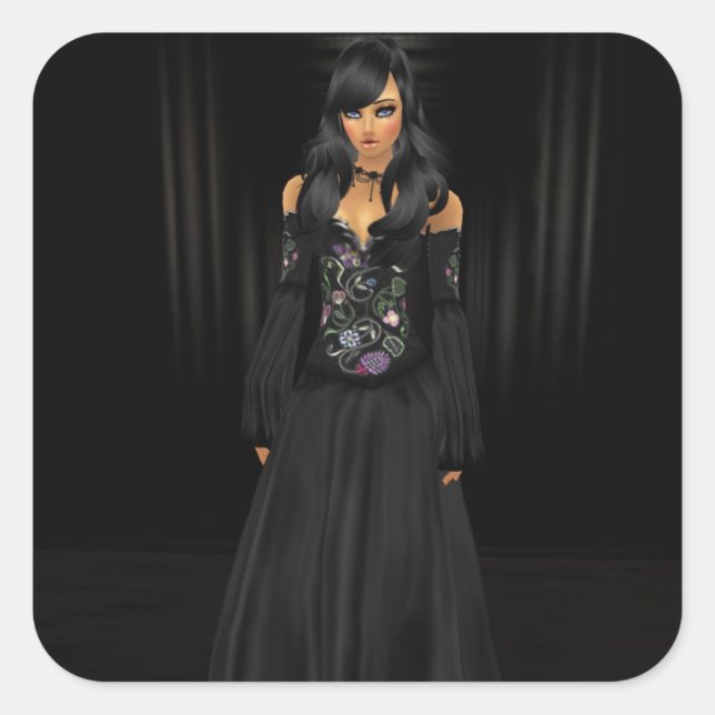 Adesivo Quadrado Vampiros (Frente)