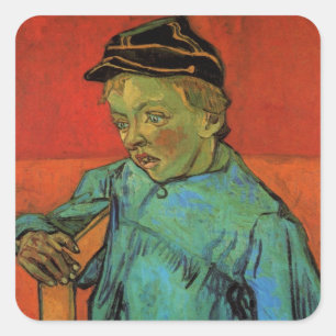 Adesivo Quadrado Van Gogh, Estudante (Camille Roulin), Arte Antiga