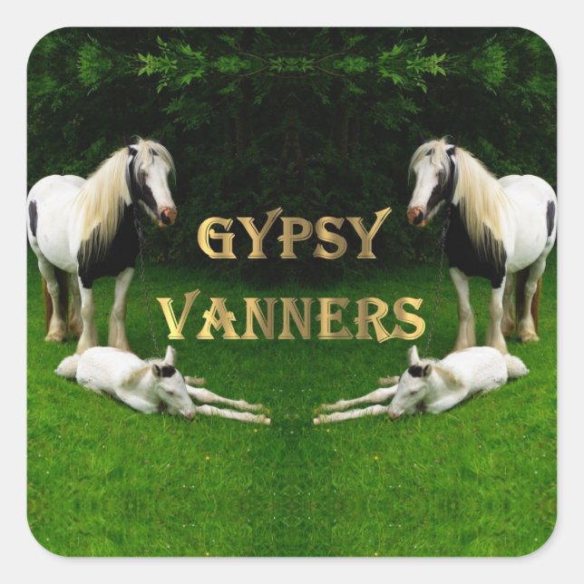 Adesivo Quadrado Vanners Square Sticker (Frente)