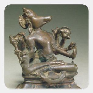 Adesivo Quadrado Varaha, Gurjara Pratihara, Tamil Nadu (bronze)