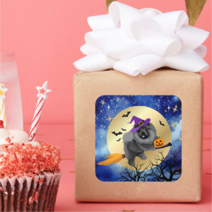 Adesivo Quadrado VARRANHA VARRANHA Black Chow dog