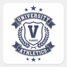 Adesivo Quadrado Varsity Athletics – College Sports Pride