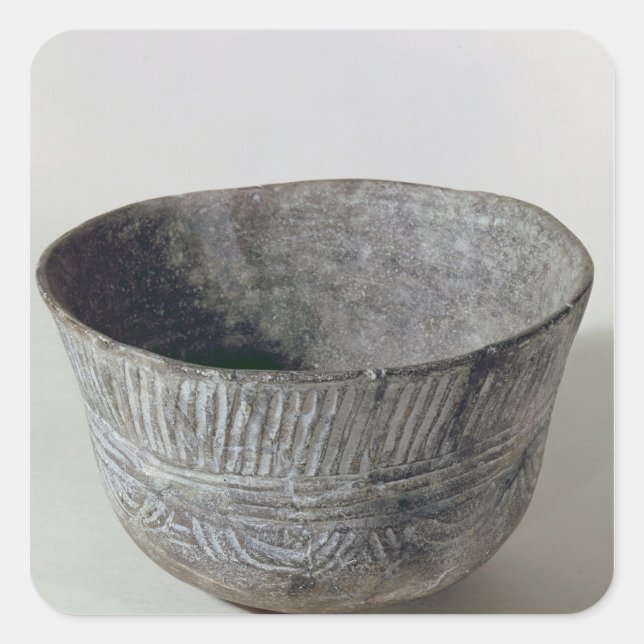 Adesivo Quadrado Vase, de Fontbouisse, 2300-1700 a.C. (Frente)