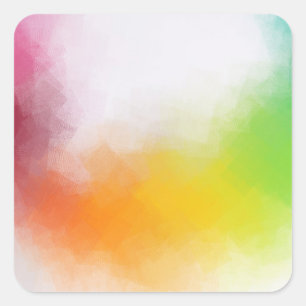 Adesivo Quadrado Vazio Abstrato de arte moderna Modelo cor-de-rosa 