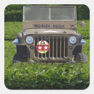 Adesivo Quadrado Veículo Militar