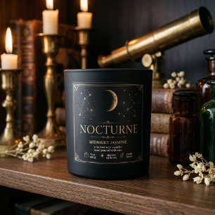 Adesivo Quadrado Vela Celestial Nocturno de Luxo Jasmim da Meia-Noi