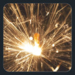 Adesivo Quadrado Vela de milagre<br><div class="desc">A vela de milagre radia a natais</div>