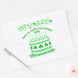 Adesivo Quadrado Velas personalizadas para bolo de aniversário do D