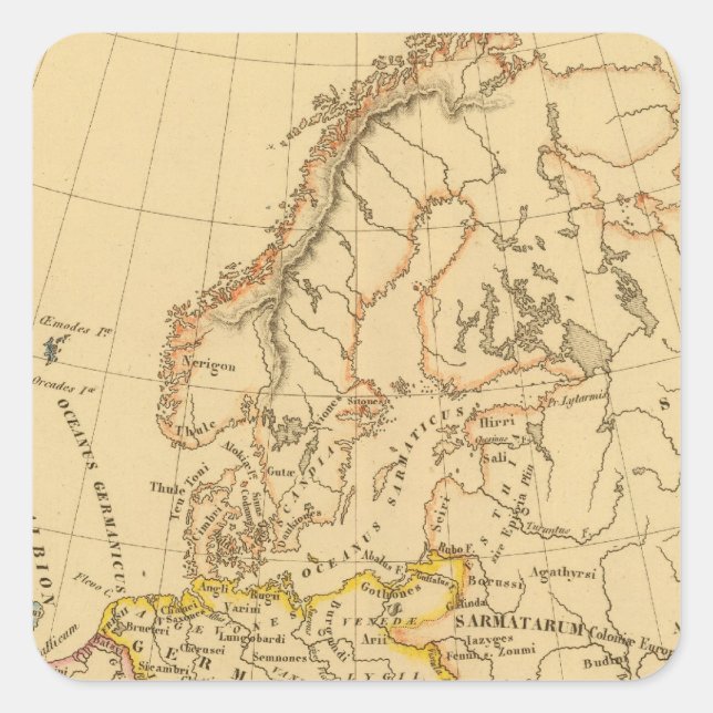 Adesivo Quadrado Velha Europa (Frente)