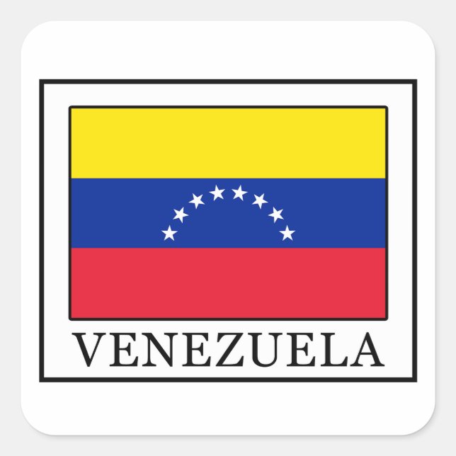 Adesivo Quadrado Venezuela (Frente)