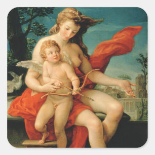 Adesivo Quadrado Venus e Cupido, 1785