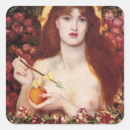 Adesivo Quadrado Venus Verticordia (por Dante Gabriel Rossetti)
