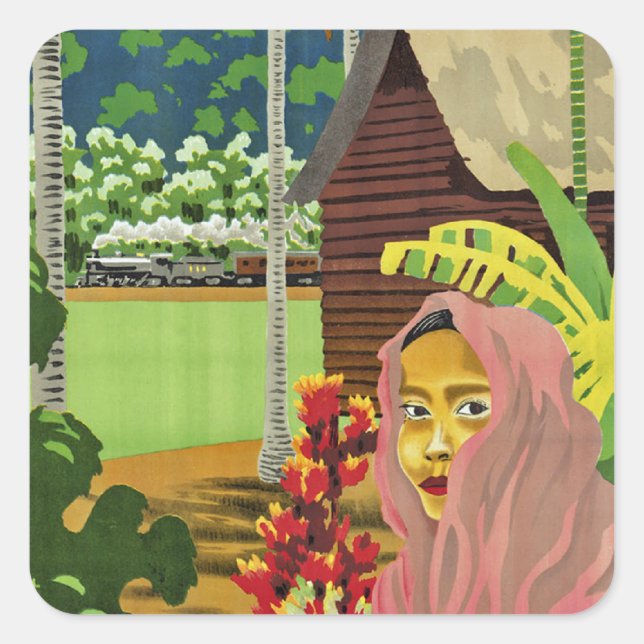 Adesivo Quadrado Ver Malásia (Frente)