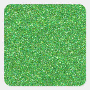 Adesivo Quadrado Verde brilhante