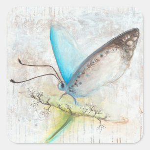 Adesivo Quadrado Verdes Azul