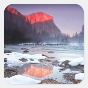 Adesivo Quadrado Vermelho de Omega