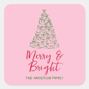 Adesivo Quadrado Vermelhos Vermelhos Cor-de-rosa-Vermelhos Fitas De