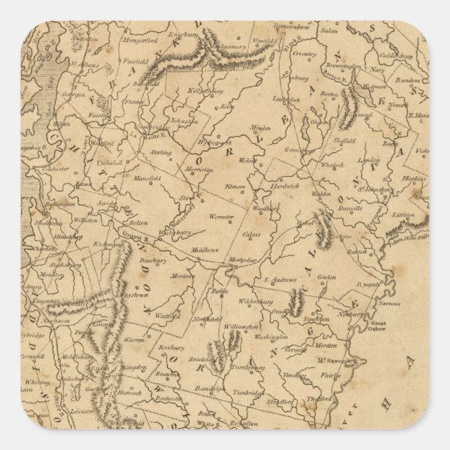 Adesivo Quadrado Vermont 5 (Frente)