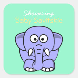 Adesivo Quadrado Vestir o Baby Mason Jar Sticker - Amarelo Verde