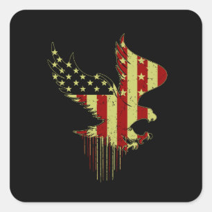 Adesivo Quadrado Vetor que nunca esqueceremos, dia patriota.