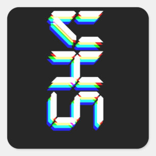 ADESIVO QUADRADO VHS