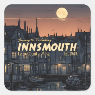 Adesivo Quadrado Viagem para Innsmouth