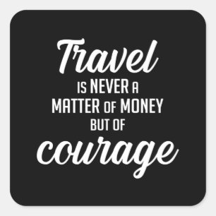 Adesivo Quadrado Viagem Viajando Cotações de Aventura Oferta Idei