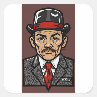 Adesivo Quadrado Vibrant Sticker Pack: adicione cor ao seu mundo!"