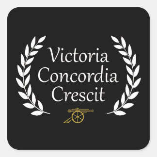 Adesivo Quadrado Victoria Concordia Crescit Arsenal