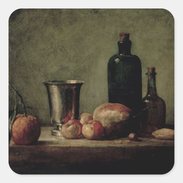 Adesivo Quadrado Vida estática (Frente)