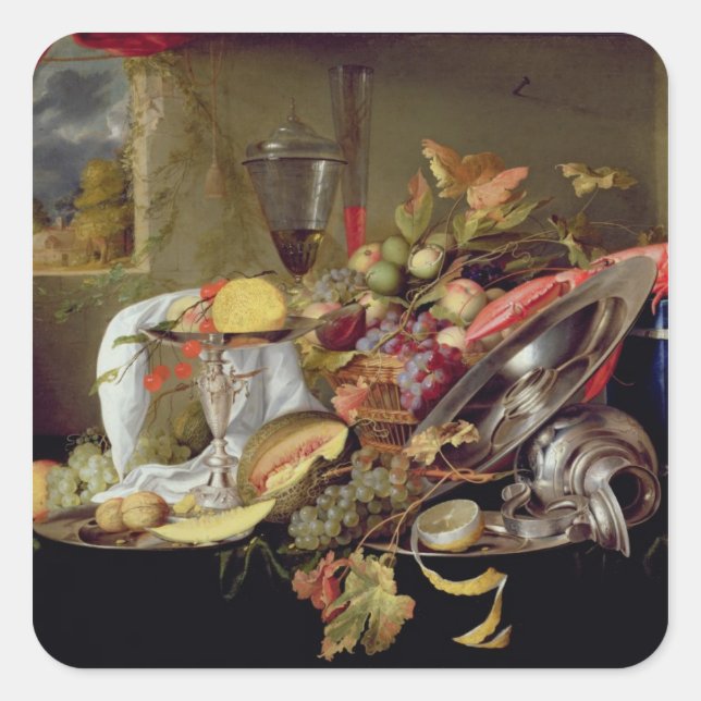 Adesivo Quadrado Vida estática (Frente)