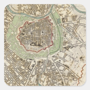 Adesivo Quadrado Viena Wien