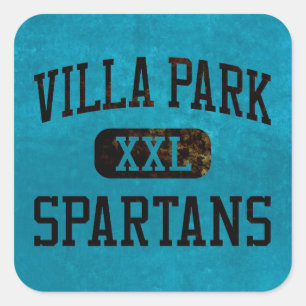 Adesivo Quadrado Villa Park Spartans ataca