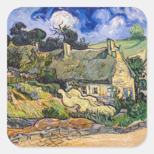 Adesivo Quadrado Vincent Van Gogh - Cottages achados em Cordeville