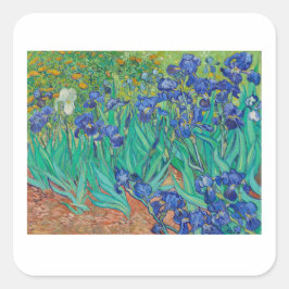 ADESIVO QUADRADO VINCENT VAN GOGH "IRISES" ENVELOPE SEAL